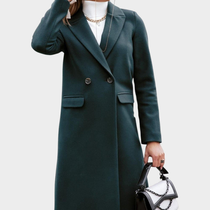 Women's Double Breasted Wool Coat
