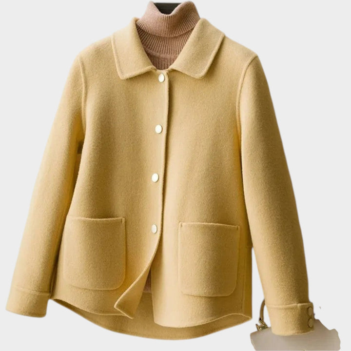 Women's Button-Up Wool Coat