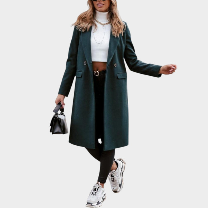 Women's Double Breasted Wool Coat