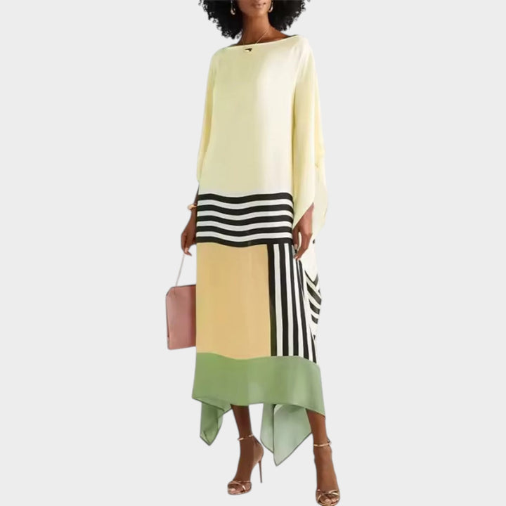 Effortless Flow Asymmetrical Midi Dress