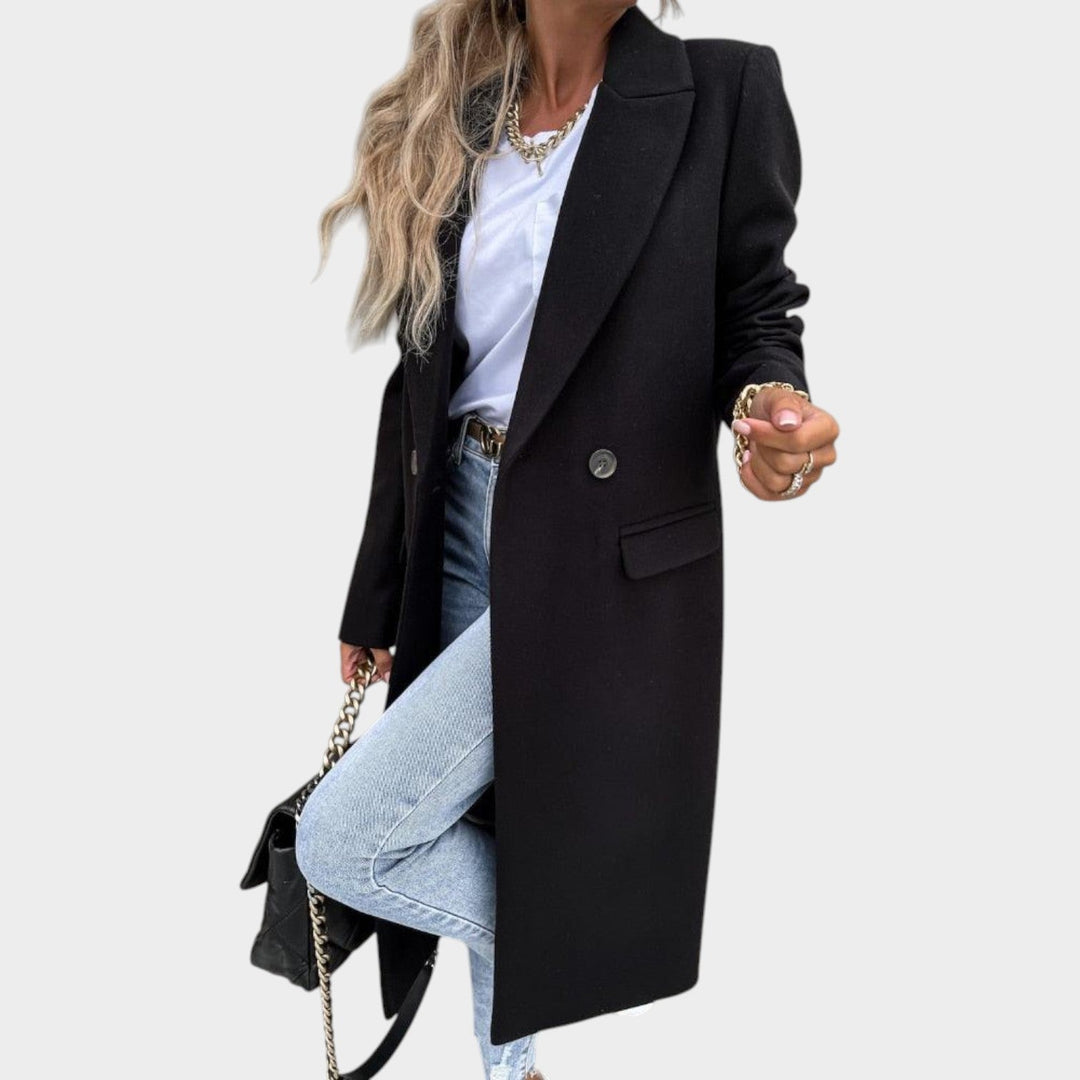 Women's Double Breasted Wool Coat