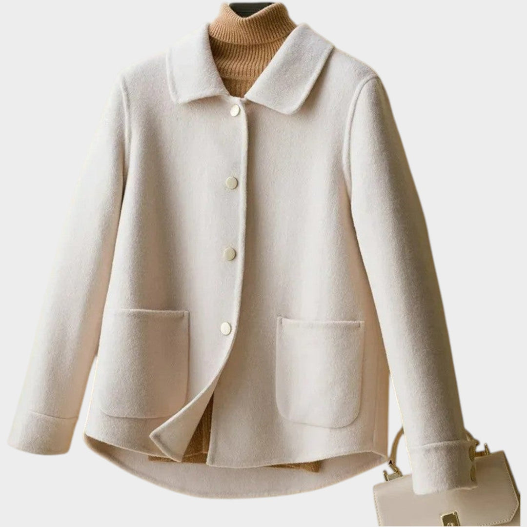 Women's Button-Up Wool Coat