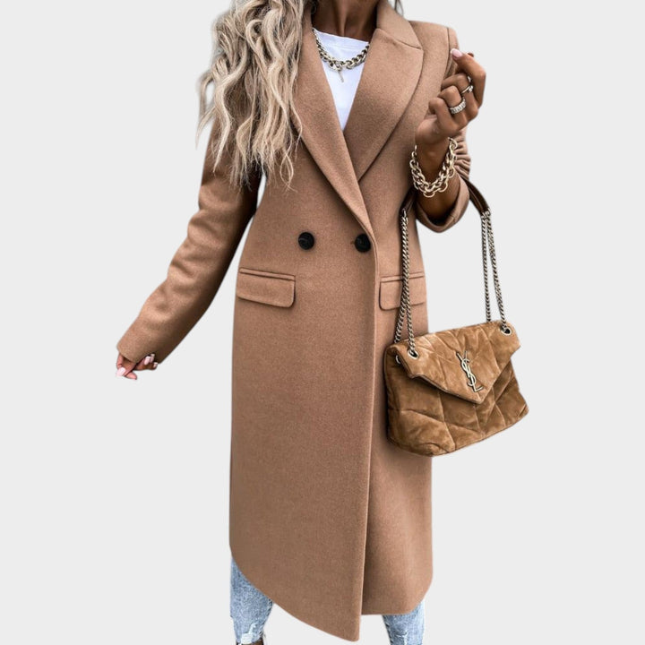 Women's Double Breasted Wool Coat
