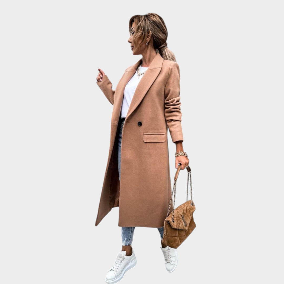 Women's Double Breasted Wool Coat
