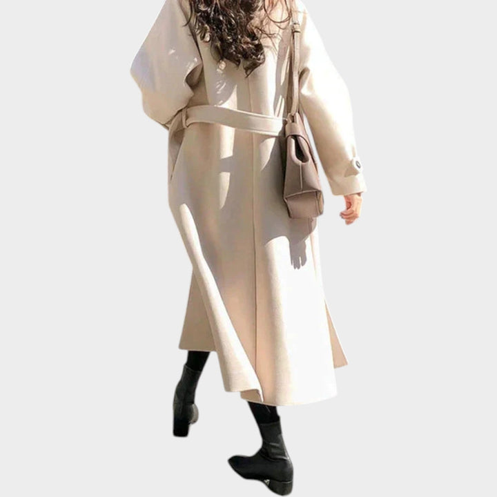 Women's Wool Coat Long Tailored Design