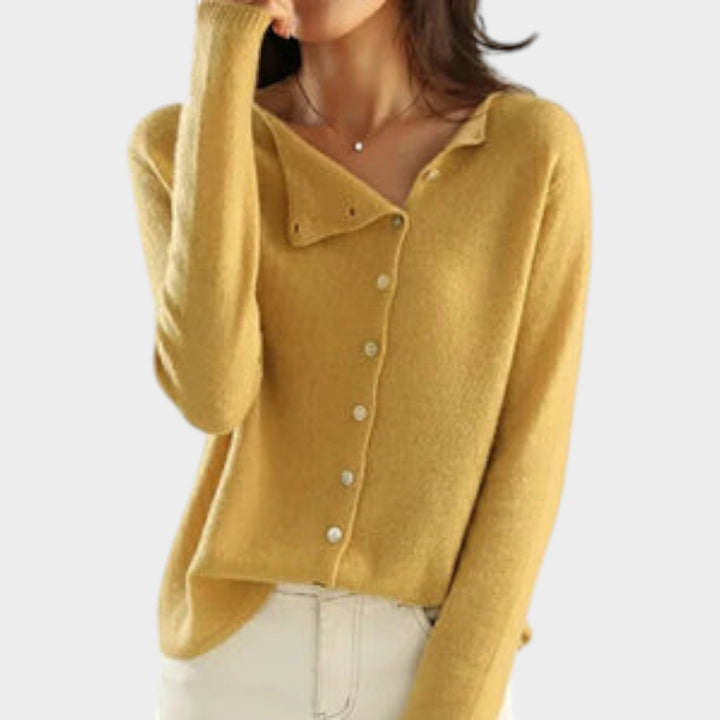 Women's Cozy Button Front Knit Cardigan