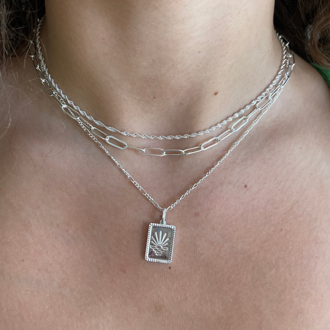 Sun Design Necklace