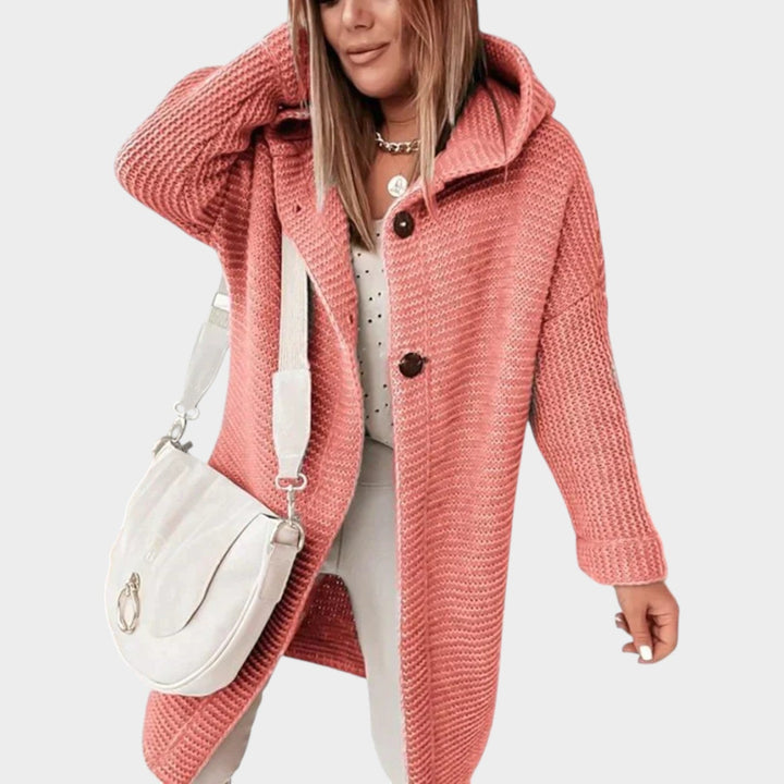 Women's Thick Knit Long Cardigan