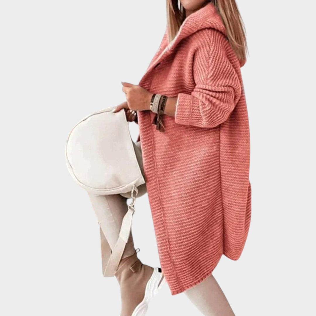 Women's Thick Knit Long Cardigan