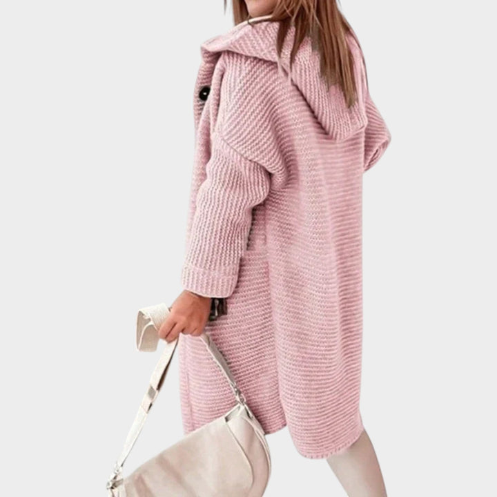 Women's Thick Knit Long Cardigan