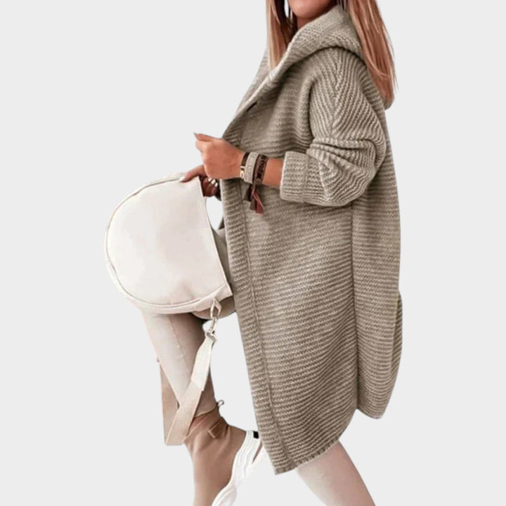 Women's Thick Knit Long Cardigan