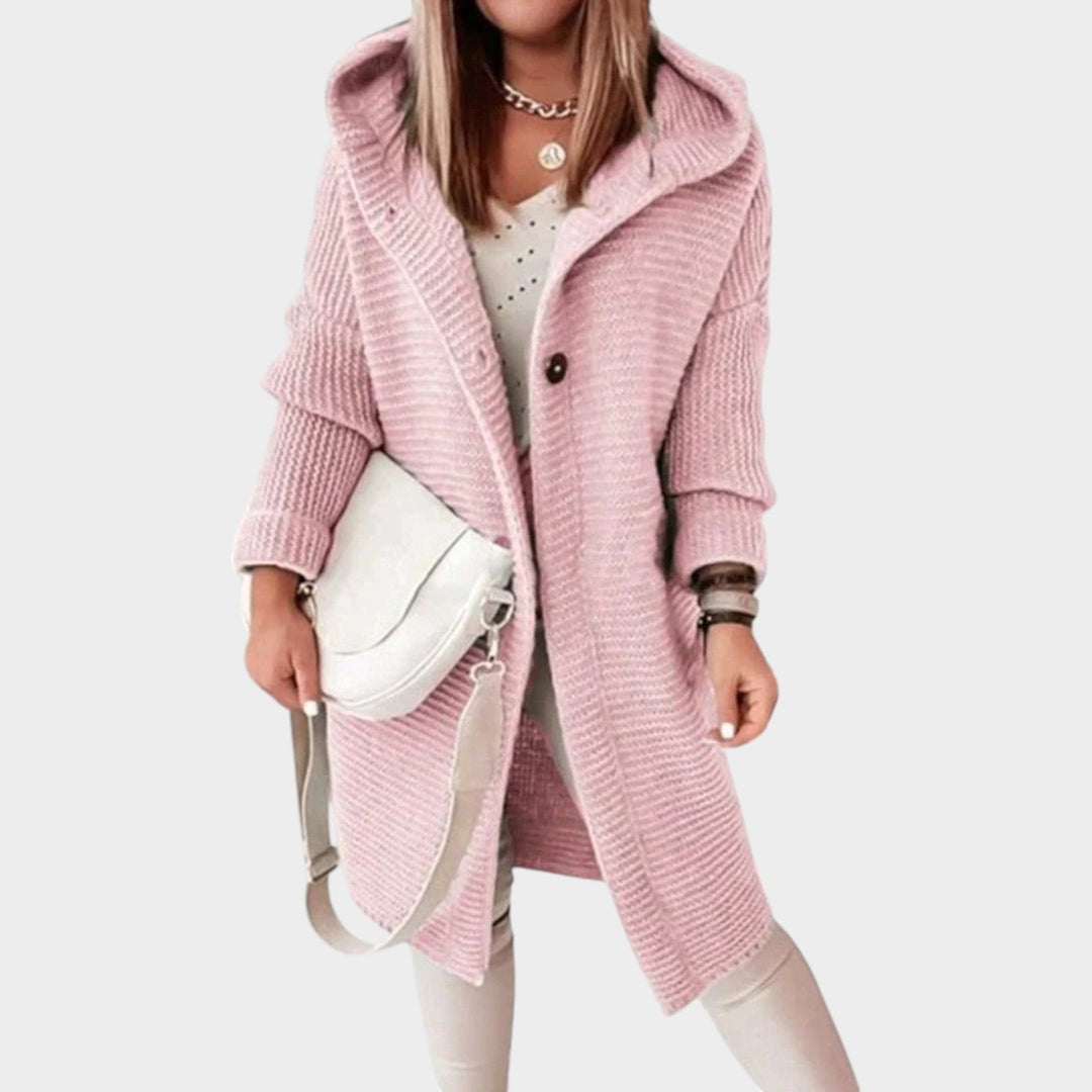 Women's Thick Knit Long Cardigan
