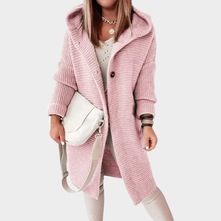 Women's Thick Knit Long Cardigan