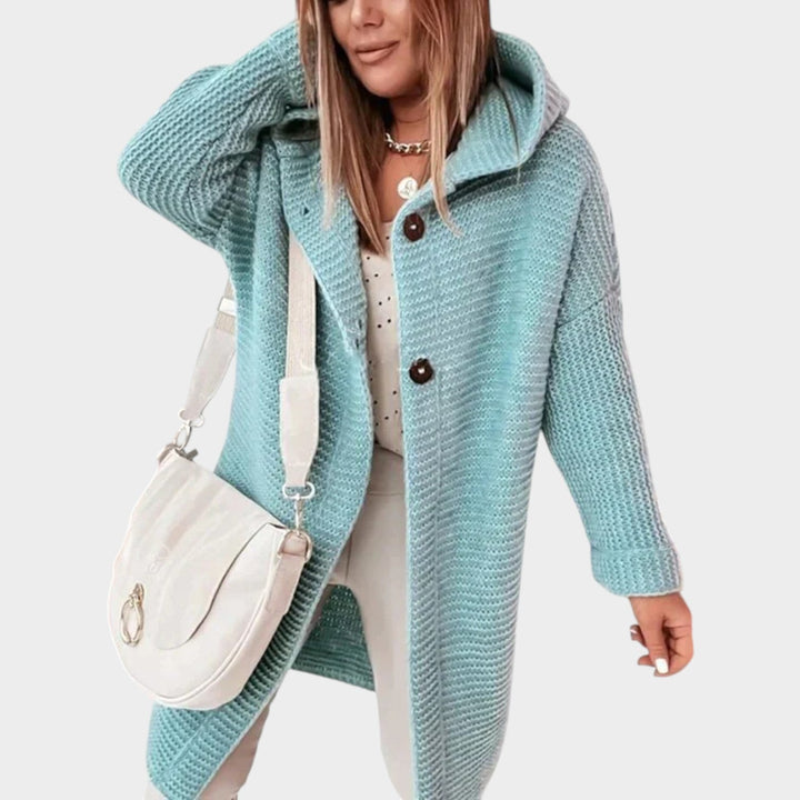 Women's Thick Knit Long Cardigan