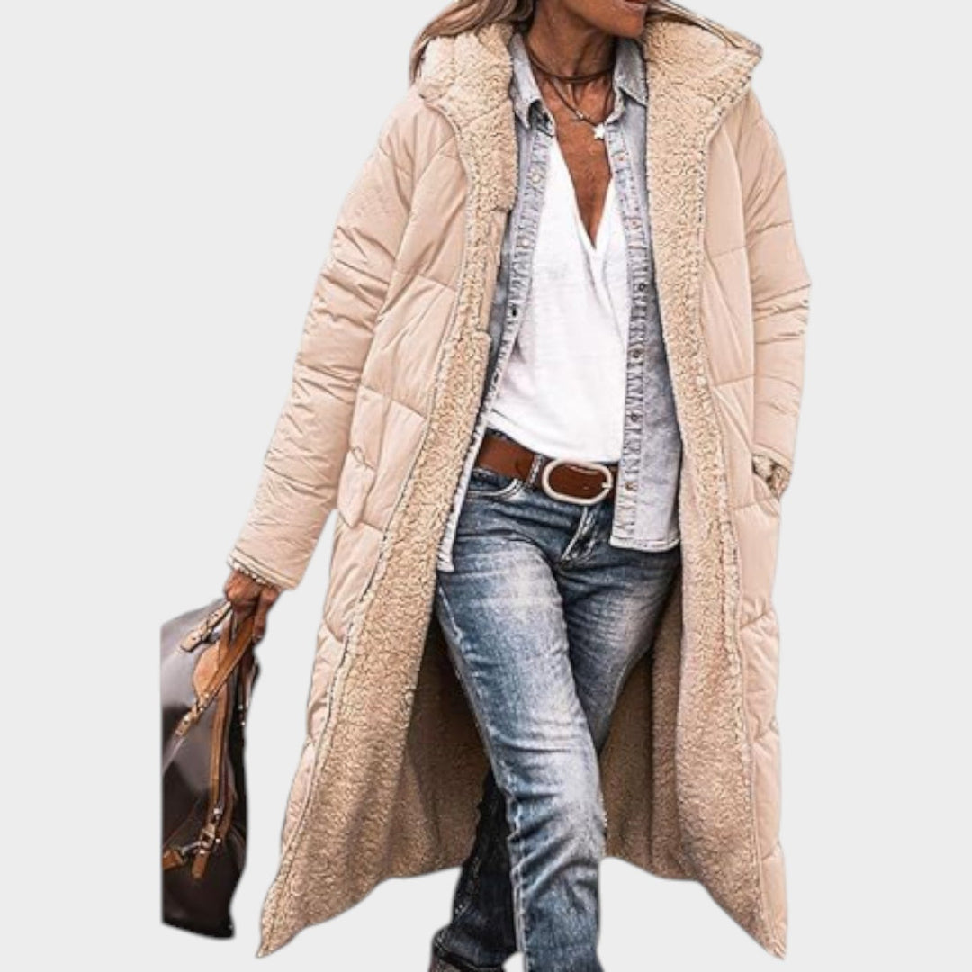 Women's Faux Fur Coat Long Tailored Design