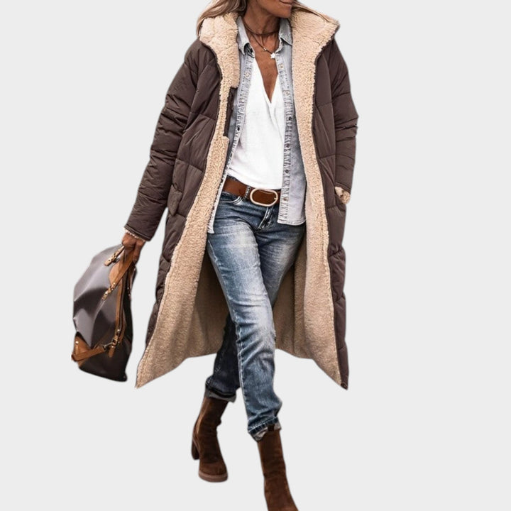 Women's Faux Fur Coat Long Tailored Design