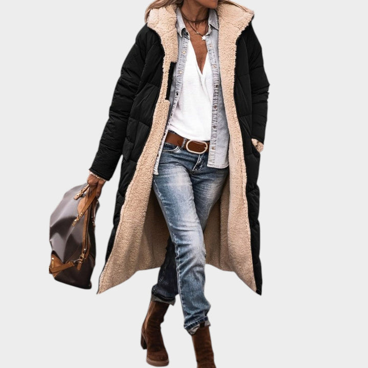 Women's Faux Fur Coat Long Tailored Design