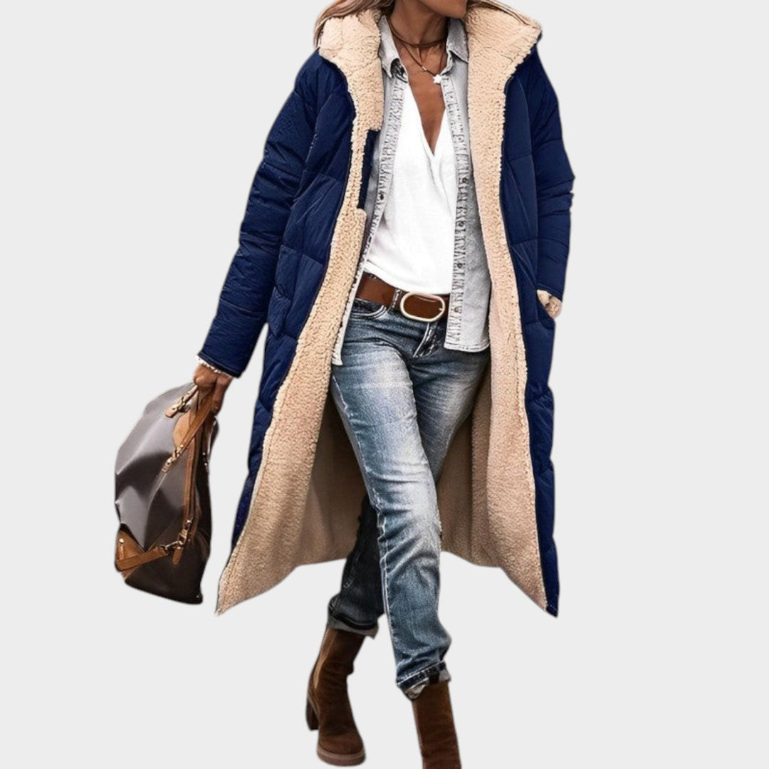 Women's Faux Fur Coat Long Tailored Design