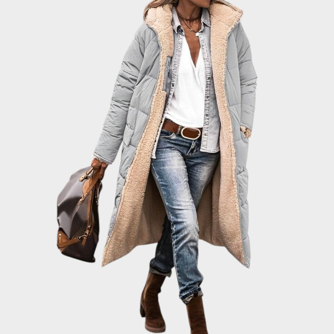Women's Faux Fur Coat Long Tailored Design