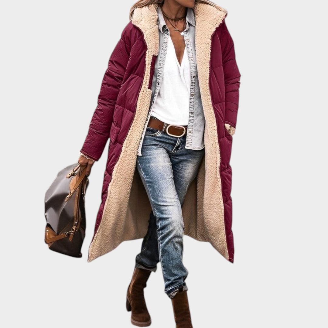 Women's Faux Fur Coat Long Tailored Design