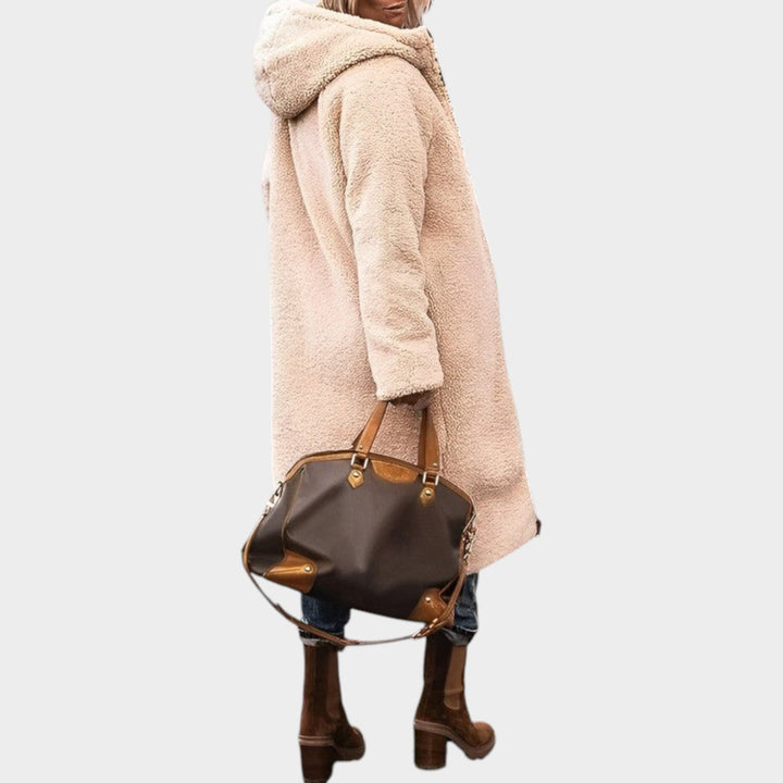 Women's Faux Fur Coat Long Tailored Design