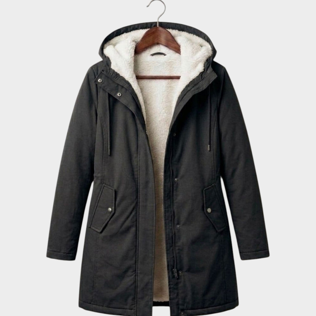 Women’s Winter Coat Fleece Lined Long Line