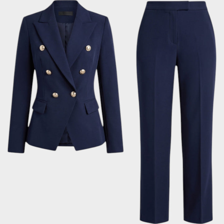 Women's Premium Double-Breasted Suit Set