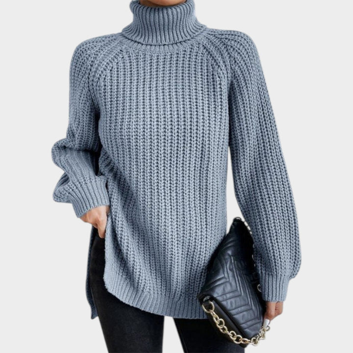 Women’s Turtleneck Sweater Long Sleeve Classic Knit Style