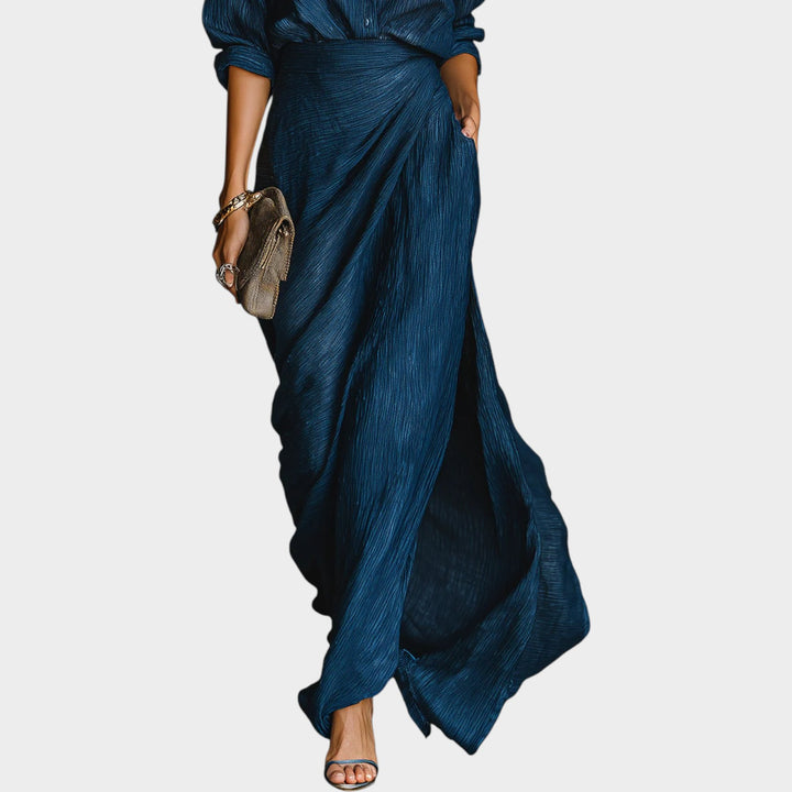 Moonlit Satin Flow Dress
