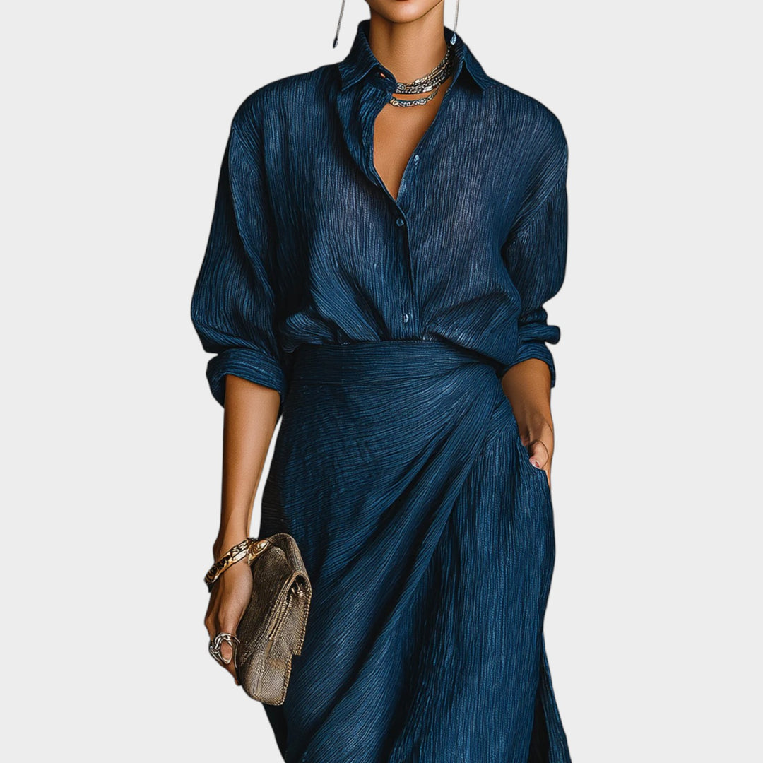 Moonlit Satin Flow Dress