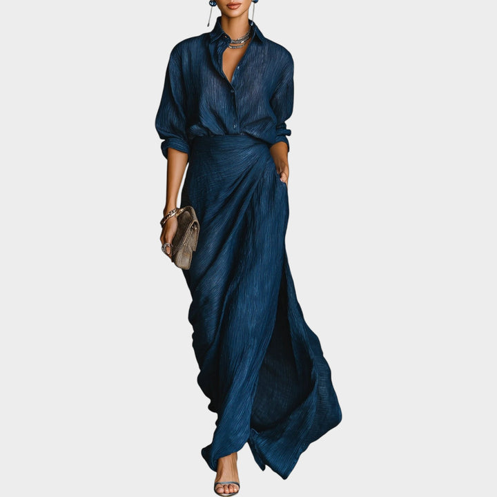 Moonlit Satin Flow Dress