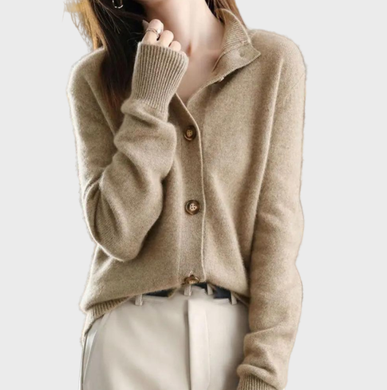 Women's Soft Button Knit Cardigan
