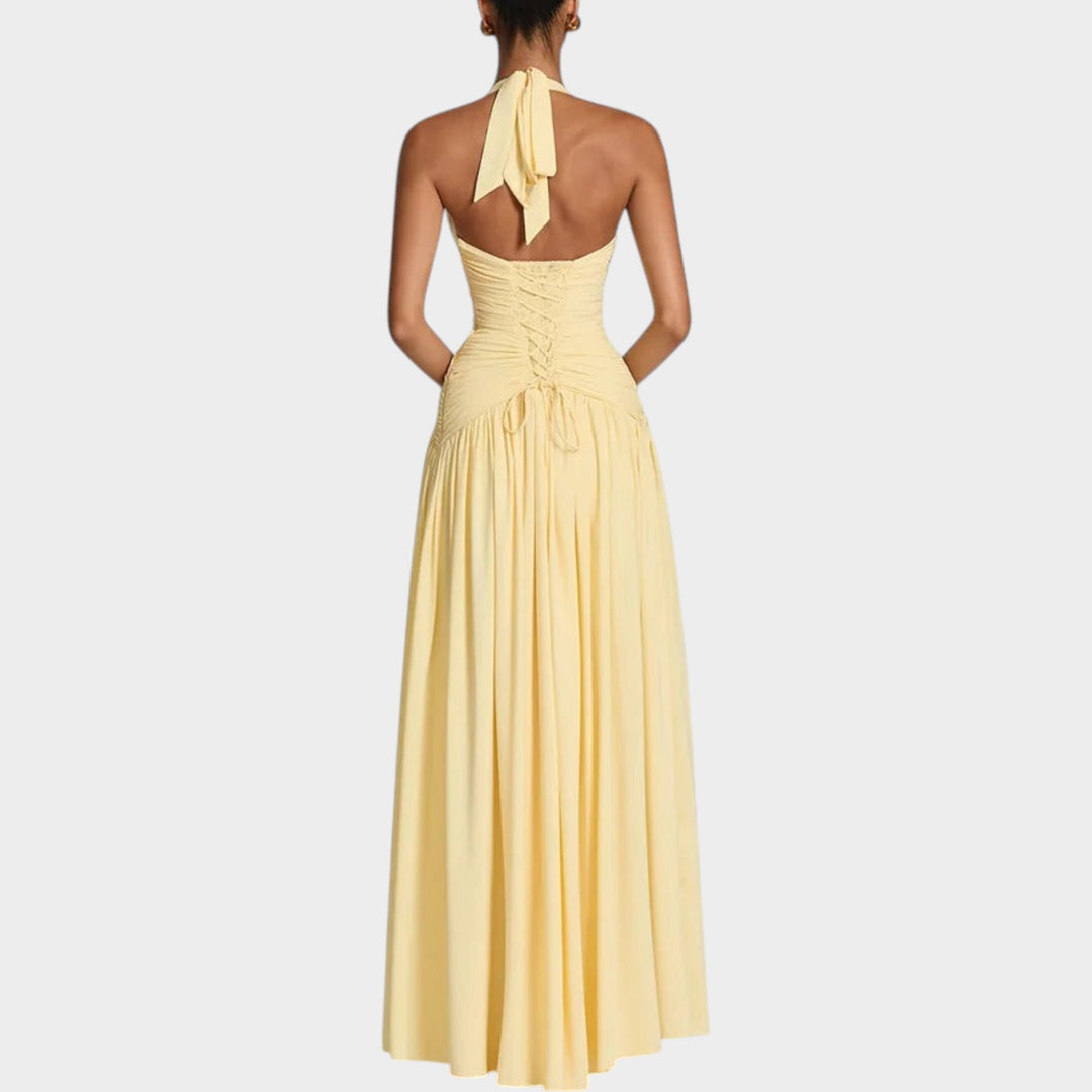 Halter Neck Maxi Dress
