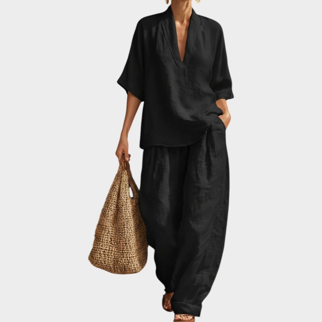 Relaxed Linen Two-Piece Set