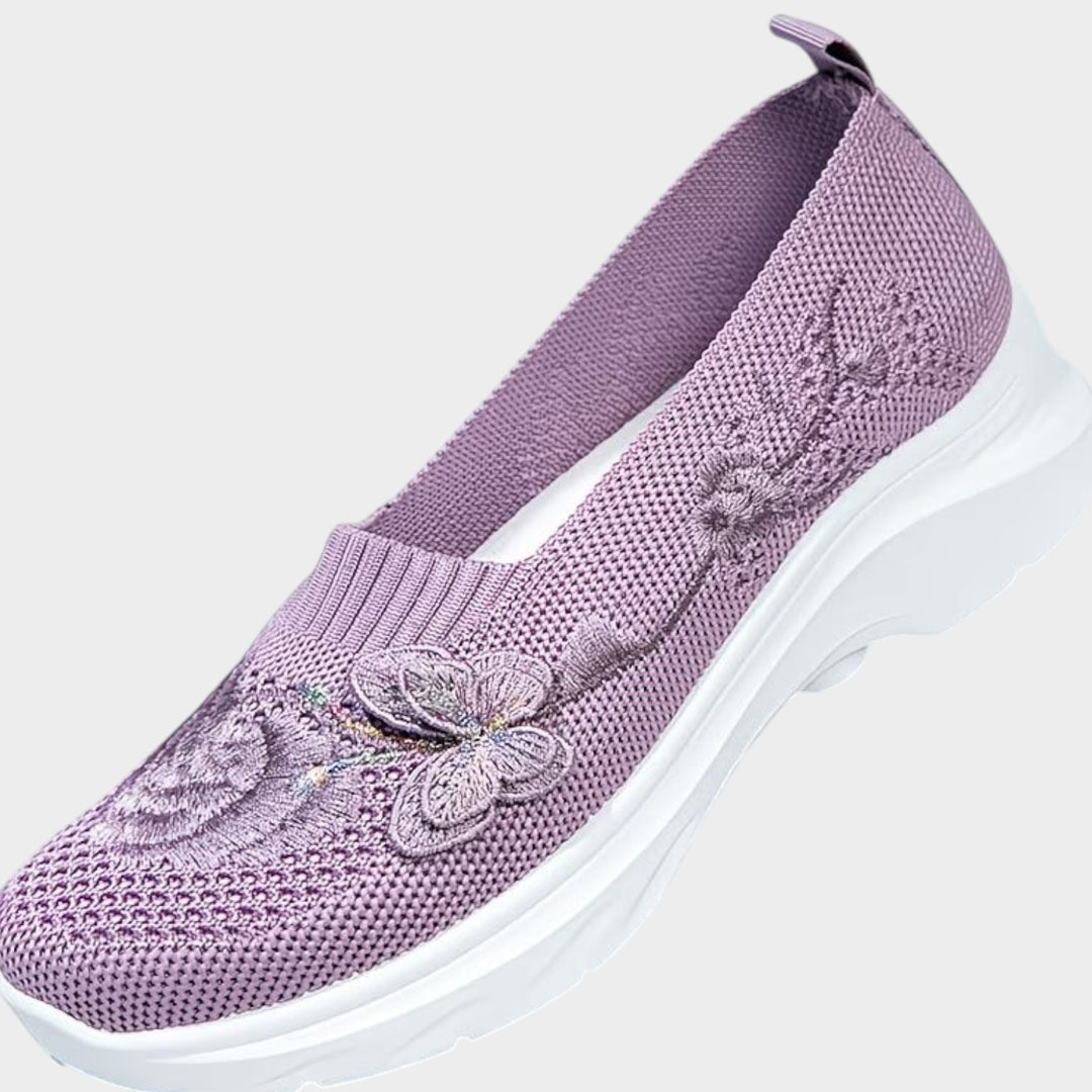 Floral Comfort Slip-On Sneakers