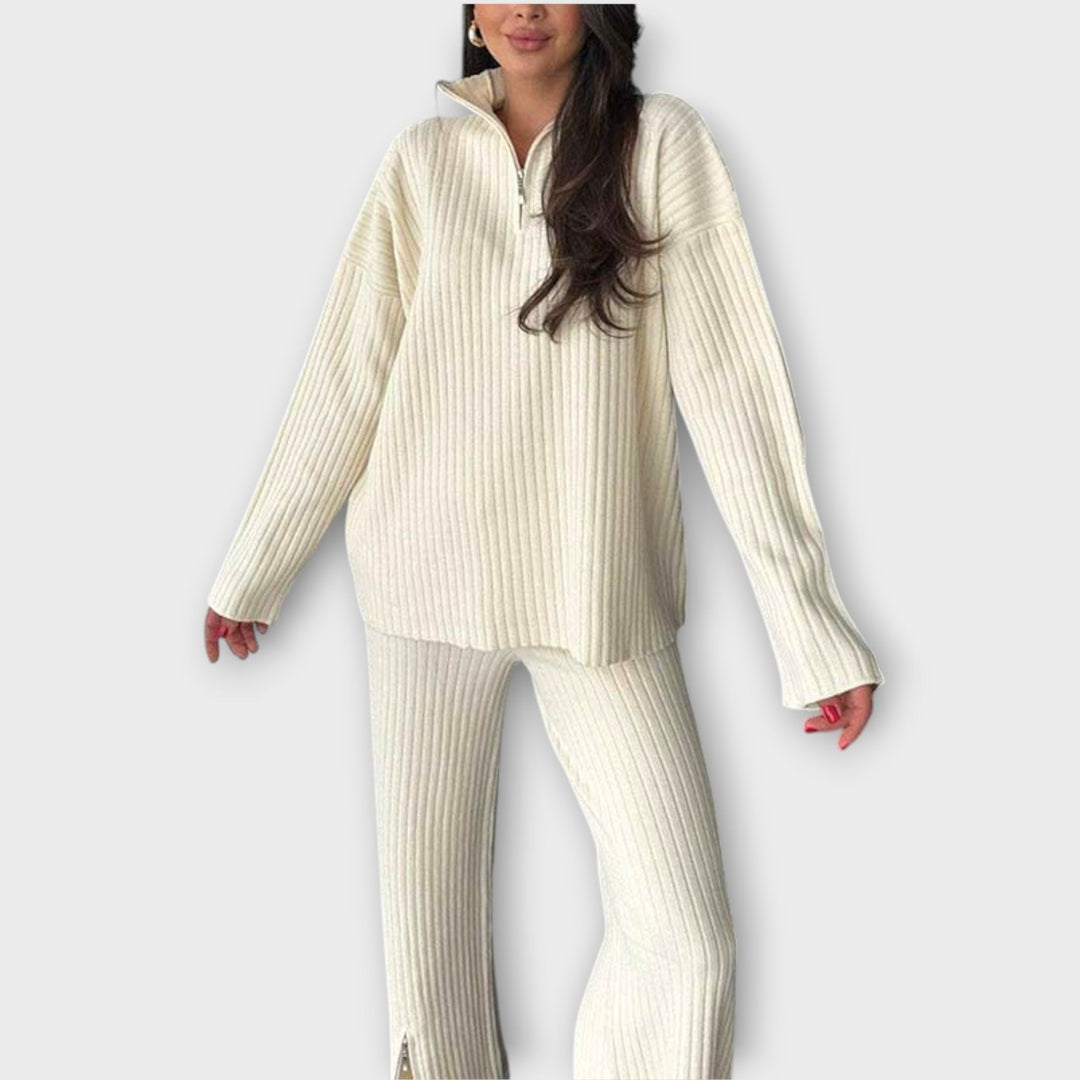 Ribbed Lounge Knit Set