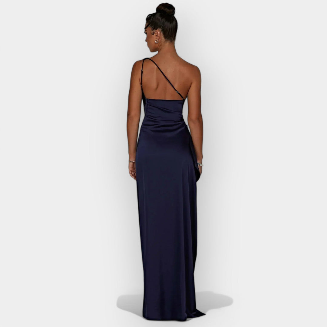 Satin Dress for Aristocratic Evenings
