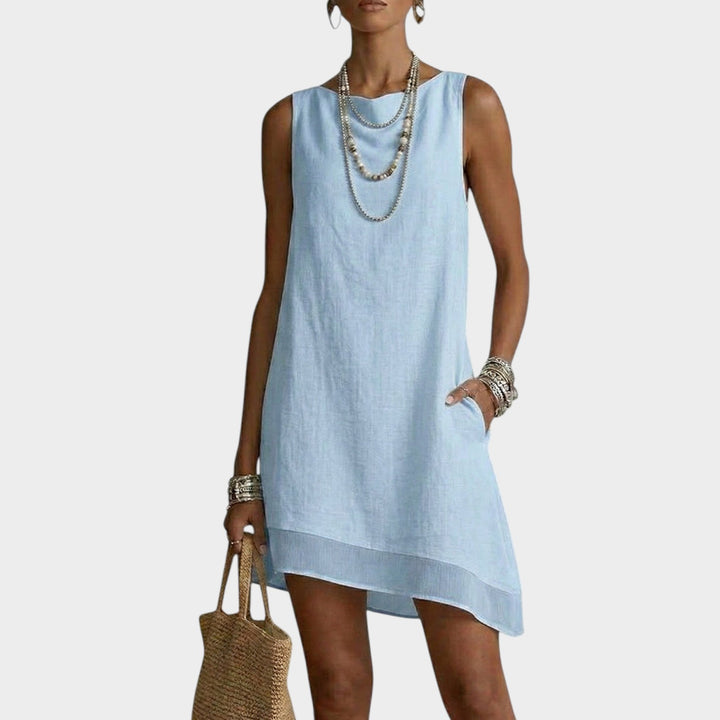 Coastal Breeze Sleeveless Mini Dress