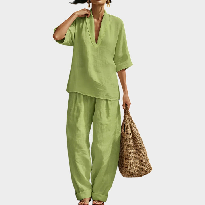 Relaxed Linen Two-Piece Set