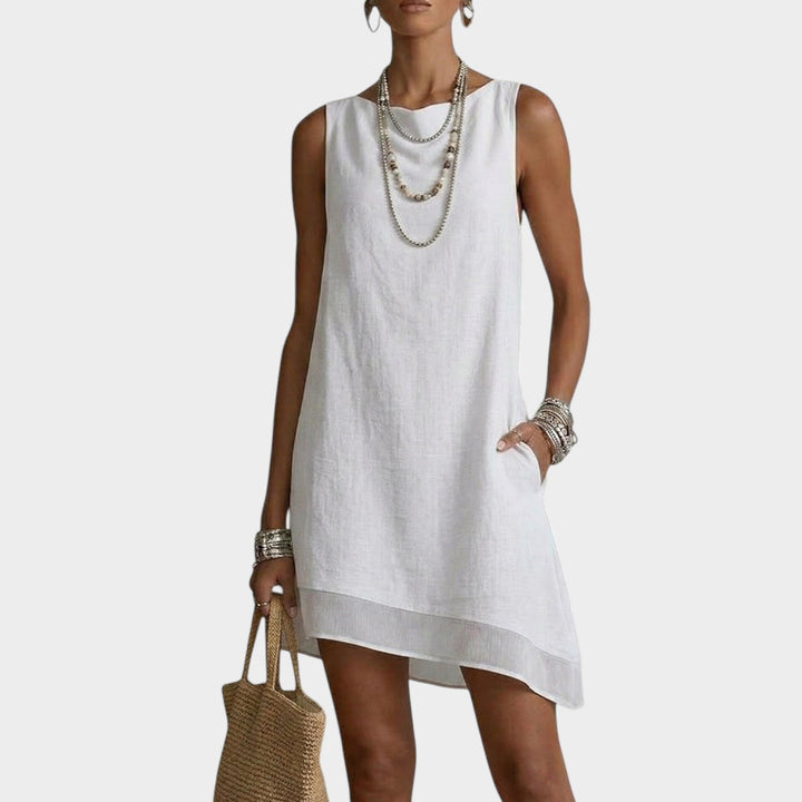 Coastal Breeze Sleeveless Mini Dress
