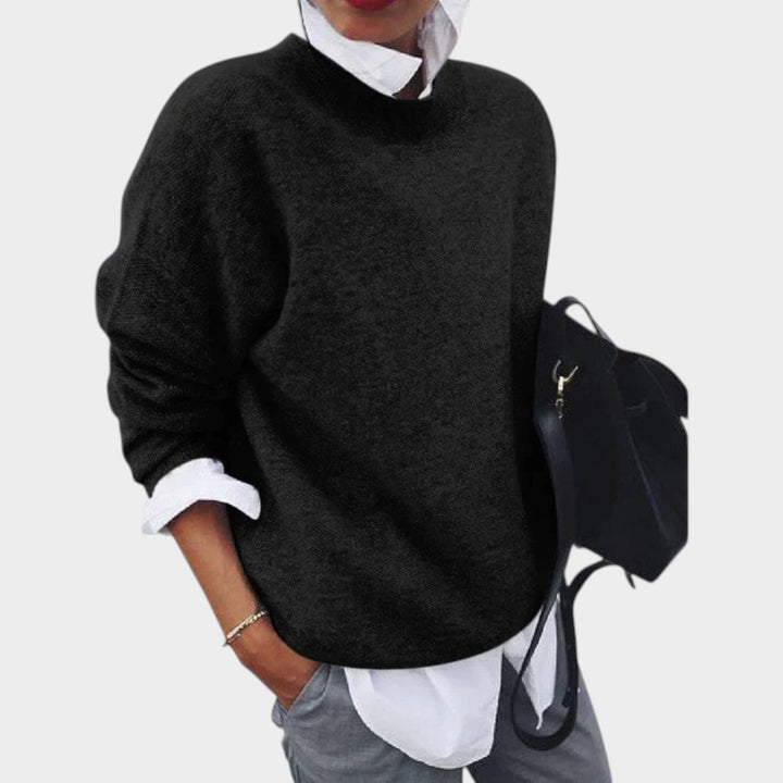 Women's Classic Crew Neck Knit Sweater