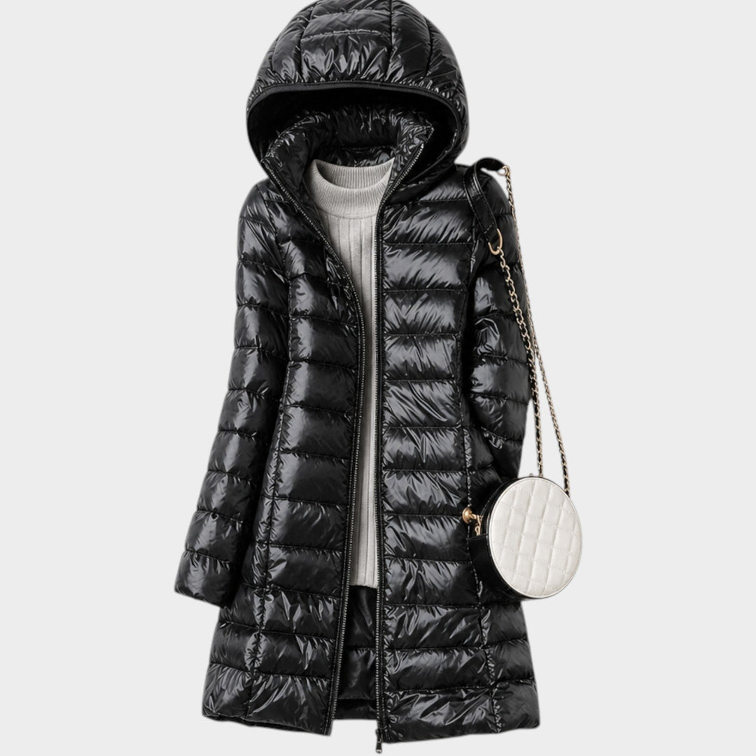 Women’s Long Puffer Coat Lightweight Insulated