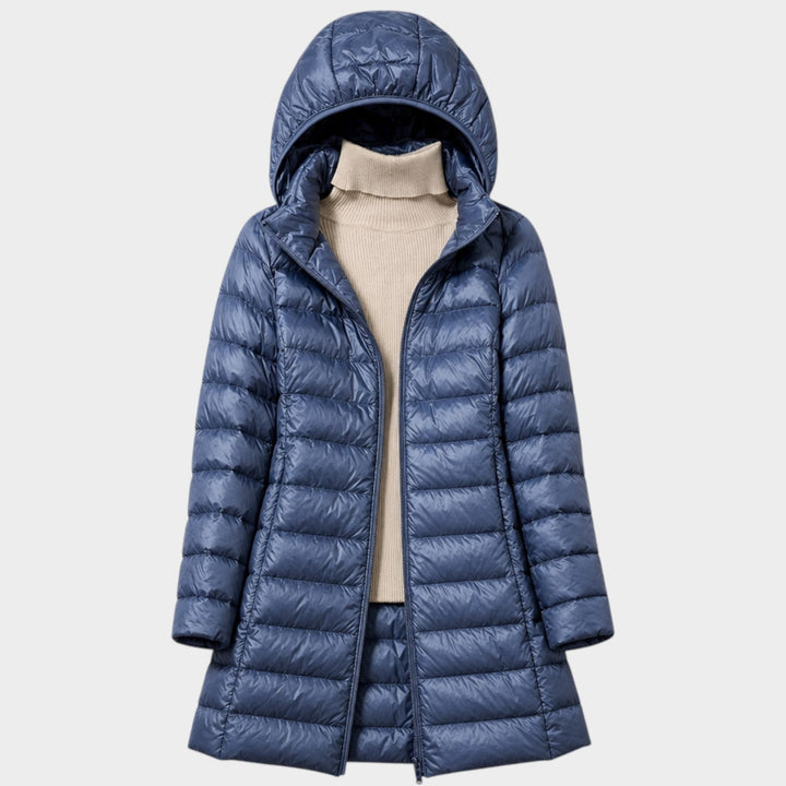 Women’s Long Puffer Coat Lightweight Insulated