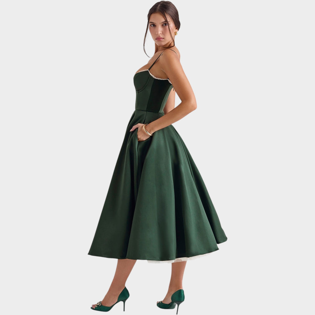Timeless A-Line Midi Dress
