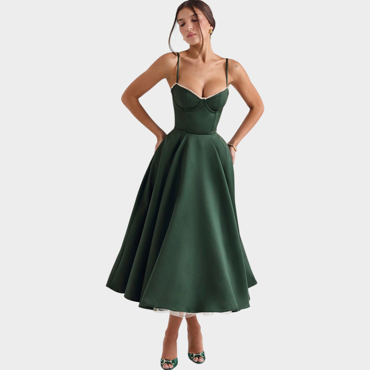 Timeless A-Line Midi Dress
