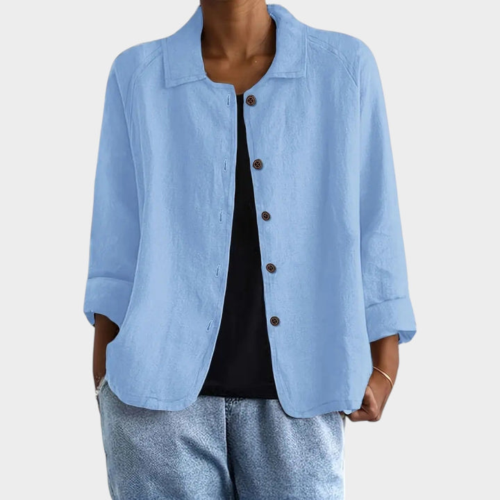 Women's Breathable Linen Blend Cardigan
