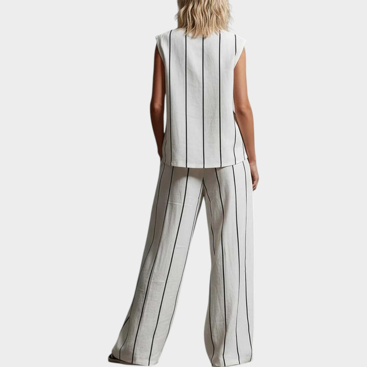 Striped Linen Relax Set