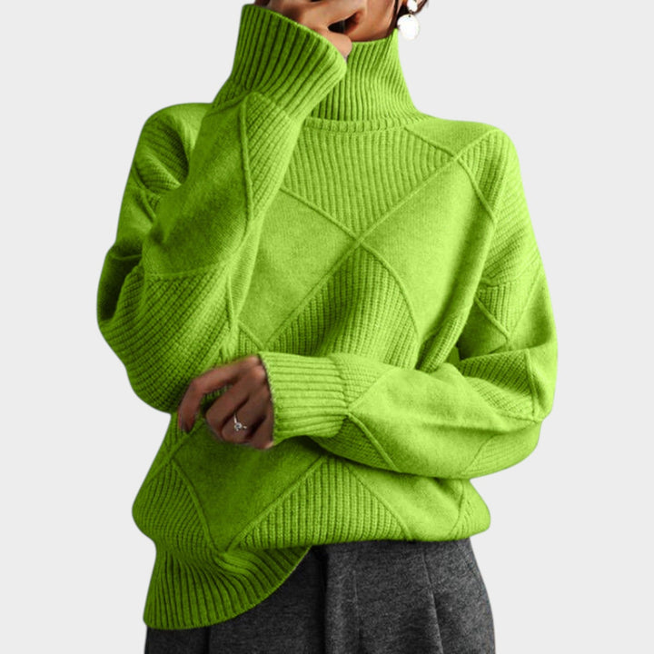 Turtleneck Warm Knit Sweater