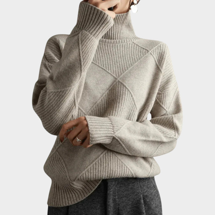 Turtleneck Warm Knit Sweater