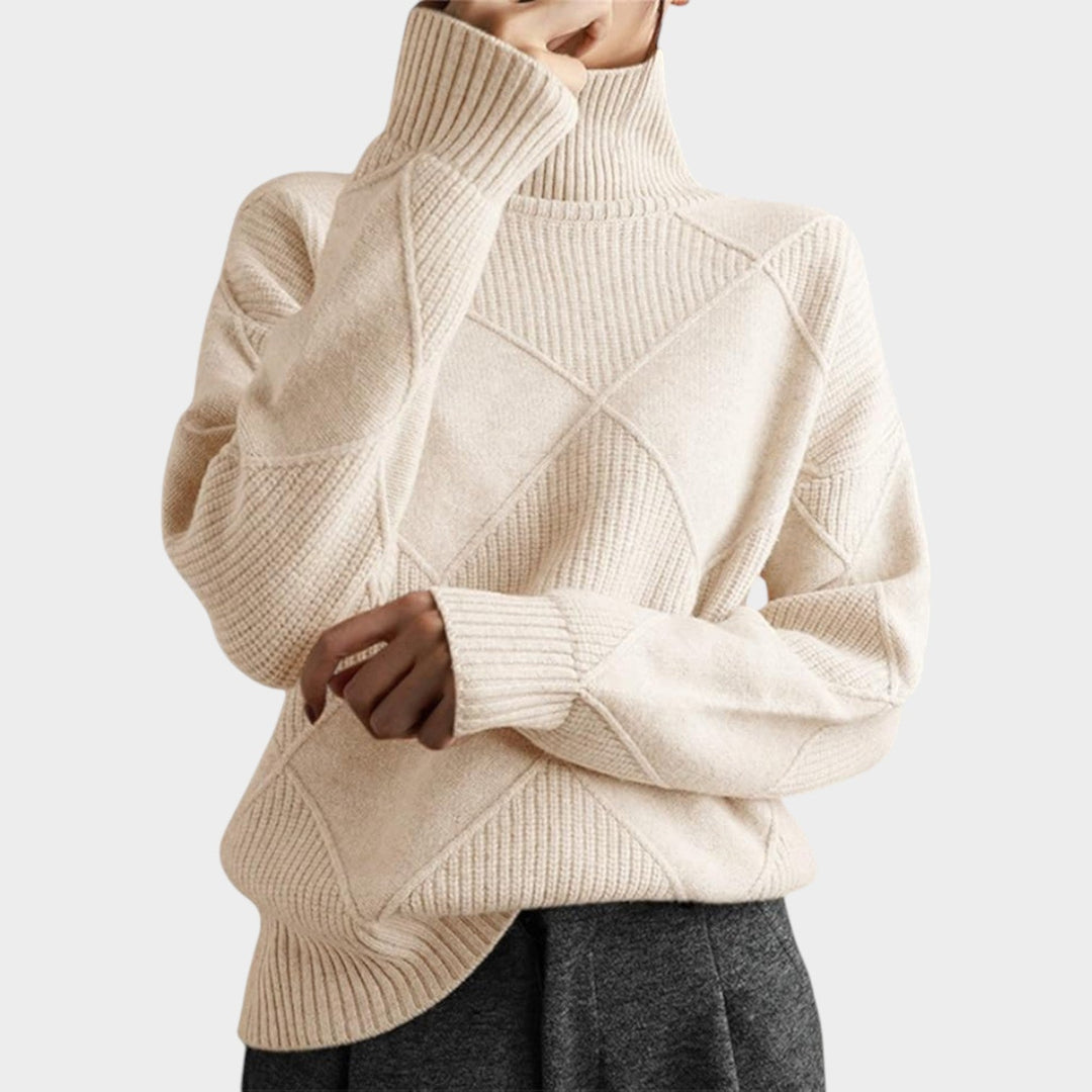 Turtleneck Warm Knit Sweater